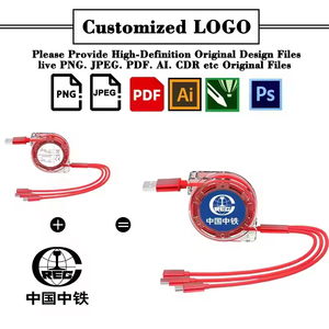 Cable de Carga Retráctil <span class=keywords><strong>Universal</strong></span> Personalizado al por Mayor, Regalo Promocional, Cable de Carga USB Múltiple 3 en 1 con Logotipo Personalizado - Product Image 2