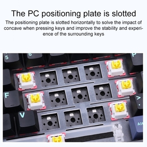 Bàn phím cơ học RGB tùy chỉnh ba chế độ kết nối AULA F87 Pro 87 phím (có dây/2.4G/không dây) - Mẫu mới - Product Image 2