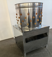 Máquina Desplumadora de Aves Multifuncional con Buena Tasa de Desplumado para Granjas de Pollos, Patos y Gansos