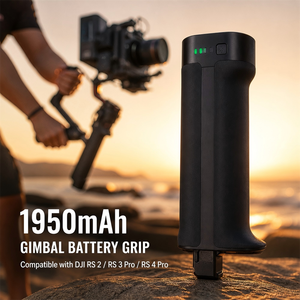 Batterie de remplacement en gros 15,4 V 1950 mAh pour poignée de batterie <span class=keywords><strong>DJI</strong></span> <span class=keywords><strong>Ronin</strong></span> RS BG30, compatible avec les stabilisateurs de caméra RS <span class=keywords><strong>2</strong></span>, RS 3 <span class=keywords><strong>Pro</strong></span>, RS 4 <span class=keywords><strong>Pro</strong></span> - Product Image 1