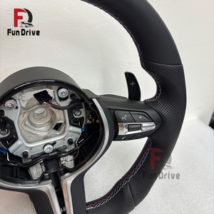 Volant sport en <span class=keywords><strong>cuir</strong></span> avec boutons <span class=keywords><strong>M1</strong></span> M2 bleus pour BMW F01 F06 F10 F11 F15 F20 F22 F30 F36 M3 F80 M4 F82 M5 F90 E90 - Product Image 4