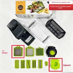 Nouvel ensemble <span class=keywords><strong>de</strong></span> gadgets <span class=keywords><strong>de</strong></span> cuisine multifonctionnels transfrontaliers : coupe-légumes manuel, éplucheur <span class=keywords><strong>de</strong></span> <span class=keywords><strong>pommes</strong></span> <span class=keywords><strong>de</strong></span> <span class=keywords><strong>terre</strong></span>, trancheuse, hachoir et <span class=keywords><strong>râpe</strong></span> pour usage domestique - Product Image 6