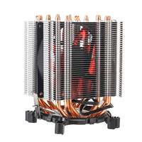 Ventilateur de refroidissement RGB avec caloduc combiné cuivre-aluminium LED pour le refroidissement complet du processeur et l'utilisation en boîtier d'ordinateur