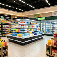 Refroidisseur de Présentation Écologique R290 avec Thermostat Numérique pour Produits Laitiers Frais
