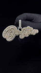 Colgante de Letra con Diamantes de Alta Calidad para Hombre y Mujer, Joyería Personalizada con Iniciales, Accesorio Elegante para Uso Diario - Product Image 5