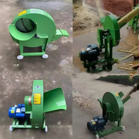Broyeur à moteur thermique pour aliments du bétail, machine à déchiqueter la paille et la ensilage