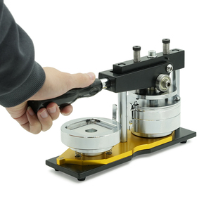 Manual DIY High Quality <strong>Button</strong> Metal 50X50 Magnetic Machine <strong>Maker</strong> With a Warranty - Product Image 5