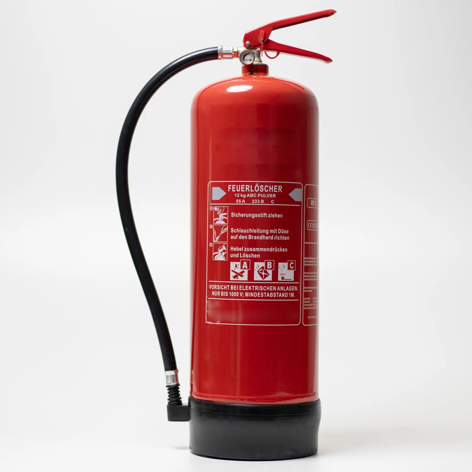 DIN EN3 certificate ABC Fire extinguisher Fire fighting supplies high quality 12kgs dry powder fire extinguisher