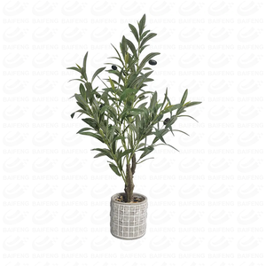 Árbol de Olivo Artificial de Plástico al por Mayor de Fábrica, Bonsái Personalizado Verde de 60-80cm <span class=keywords><strong>para</strong></span> Decoración de Jardín Interior y <span class=keywords><strong>Exterior</strong></span> - Product Image 2