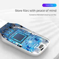 Mini clé USB 32 go 64 go en plastique, lecteur Flash crypté par empreinte digitale avec Logo personnalisé, lecture/écriture haute vitesse, disque USB 128 go plus sécurisé