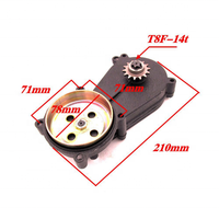 Boîte de vitesses 14T T8F transmission de réduction 47cc 49cc 2 temps mini vélo ATV
