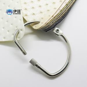 Anillo de almacenamiento de papel al por mayor de 2.5 pulgadas, clip de tornillo con apertura en forma de D plateado - Product Image 5