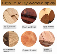 Porte extérieure commerciale en bois massif de style rustique traditionnel, résistante au vent – Offre Spéciale