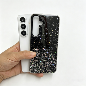 <span class=keywords><strong>Coque</strong></span> de téléphone transparente en TPU avec étoiles brillantes dégradées en résine époxy pour <span class=keywords><strong>Samsung</strong></span> S26 S25 S24 S23 <span class=keywords><strong>S22</strong></span> S21 Plus Ultra - Product Image 2