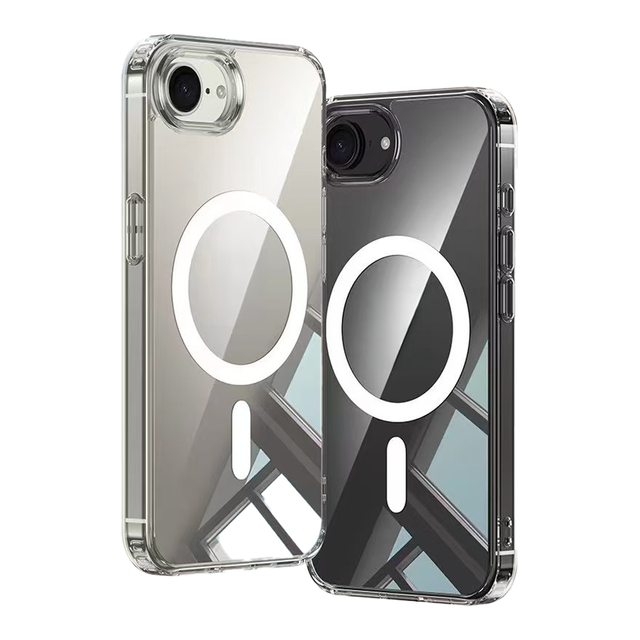 Clear Magnetic Shockproof Cover for iPhone 16e Premium Mobile Phone Case