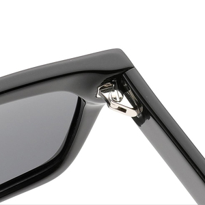 Lunettes de soleil vintage en acétate et métal, montures carrées classiques rétro, haute qualité, légères, protection UV, logo personnalisé, vente en gros - Product Image 2