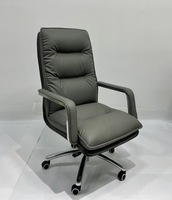 Vente chaude patron chaise de bureau en cuir vente directe d'usine mobilier de bureau directeur général chaise pivotante élévatrice de bureau de direction