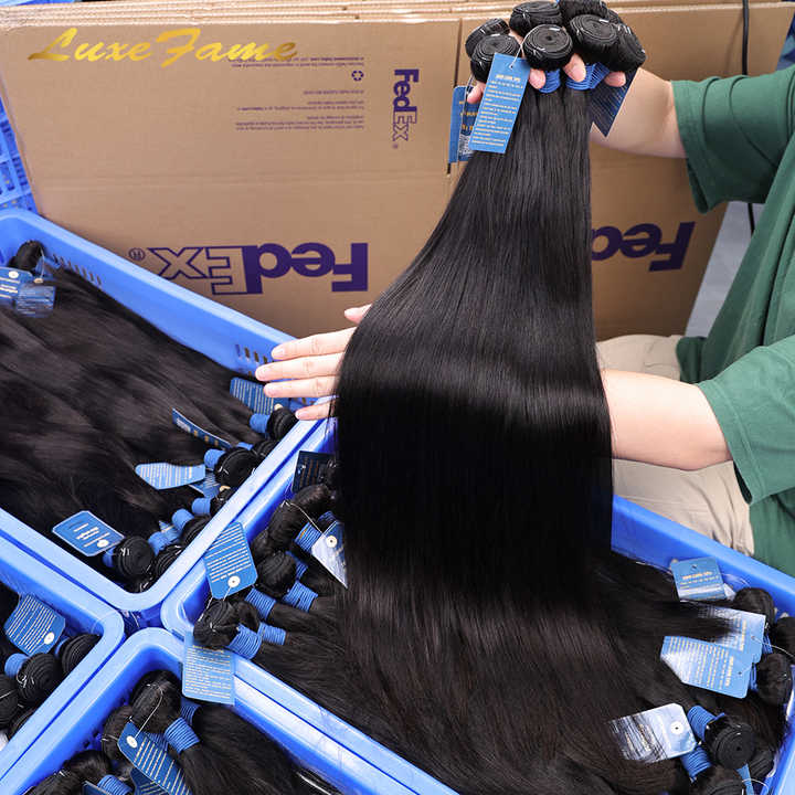 12A Grade Best Quality Raw Cuticle Aligned Virgin Human Hair Bundles Vendors Brazilian Double Drawn Human Hair