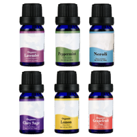 Bouteille en verre d'huile essentielle pure de qualité supérieure personnalisée, étiquette en vinyle PET, emballage cosmétique, parfum, soin de la peau, rouge à lèvres, lotion