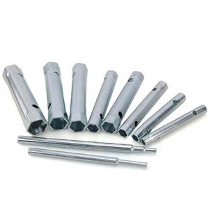 6/7/10PC 8-19mm 6-22mm Metric Tubular Box <strong>Wrench</strong> <strong>Set</strong> <strong>Tube</strong> Bar Spark-Plug Spanner for Automotive Plumb Repair Steel Double Ended - Product Image 1