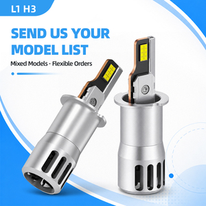 ไฟหน้ารถบรรทุก LED L1 H3 หลอดทองแดงระบายความร้อน 35W หลอดไฟกระจายความร้อน แบบเสียบใช้งานได้ทันที อะไหล่รถยนต์จากซัพพลายเออร์ มีสินค้าในสต็อก - Product Image 1