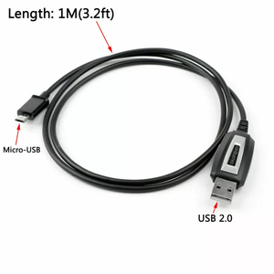 Cable de Programación USB para <span class=keywords><strong>Radio</strong></span> Bidireccional, Cable de Interfaz de Datos para <span class=keywords><strong>BAOFENG</strong></span> <span class=keywords><strong>BF</strong></span>-<span class=keywords><strong>T1</strong></span> <span class=keywords><strong>BF</strong></span>-9100 UHF 400-470mhz <span class=keywords><strong>Mini</strong></span> Walkie Talkie - Product Image 2