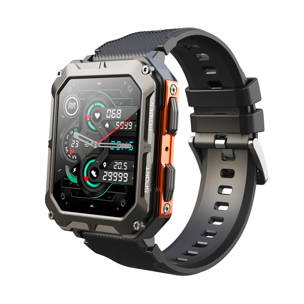 Nieuwkomers C20 Pro Smart Watch 1.83Inch Bt Call Sport Modi Grote Batterij Ip68 Waterdichte Heren Horloges C20pro Smartwatch