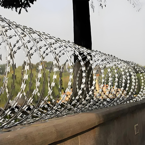 Alambre de púas de acero inoxidable en espiral, galvanizado en caliente, antiescalada, antirrobo, para <span class=keywords><strong>defensa</strong></span> de infraestructuras críticas - Product Image 6
