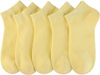 OEM personnalisable femmes de haute qualité poids léger couleur pastel bambou cheville respirant anti-dérapant robe ski 5 paires pack printemps
