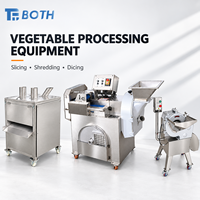 Multifunctionele fruit- en groentesnijder Commerciële Dicer Shredder Machine 220V 50Hz voor vers gesneden groentenplanten