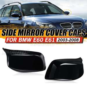 ฝาครอบกระจกมองข้างรถยนต์ 1 คู่ สำหรับ BMW E60 E61 ปี 2003 2004 2005 2006 2007 2008 - Product Image 1