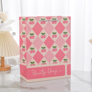 Sacs en papier kraft personnalisés avec poignées, impression de votre propre logo, motif, design, pour cadeaux, artisanat, shopping - Product Image 4