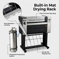 Machine de nettoyage automatique de tapis et de moquettes avec réservoir sous pression et séchoir pour lavage automobile, hôtels et gymnases