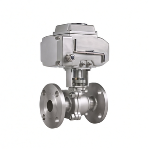 Vanne à bille à bride à commande électrique COVNA pour un contrôle précis du débit de fluide dans les applications industrielles - Product Image 4
