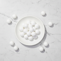 Bonbons pressés sans sucre à marque privée OEM, saveur menthe litchi, enrichis en vitamine C, emballés individuellement en sachets pour la vente en gros
