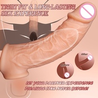Vibrador de Silicona Tipo Conejo para Mujeres, con Doble Vibración, Resistente al Agua, Color Piel, Masajeador de Clítoris LM-D818