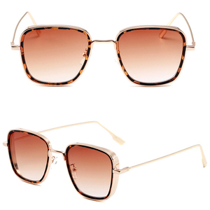 Gafas de Sol Kabir <span class=keywords><strong>Singh</strong></span> UV400 para Hombre, Armazón de Madera Azul de Alta Calidad, Hechas en India, Colores de Armazón Dorado y Plateado - Product Image 3