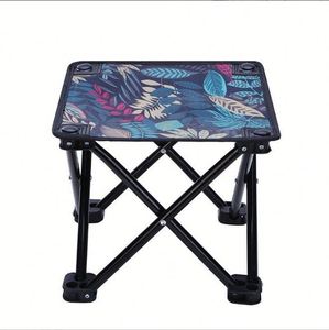 Petit tabouret pliant personnalisé, portable, léger, pour la pêche, le camping, les pique-niques, les voyages, la randonnée, la plage, le jardin, le barbecue - Product Image 1