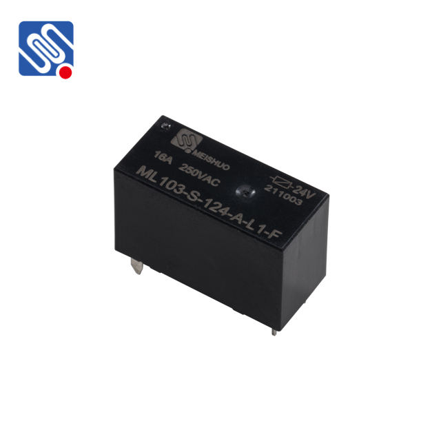 Meishuo ML103-S-124-A-L1-F 24V DC 20A Single Coil Magnetic Relay for Smart Home
