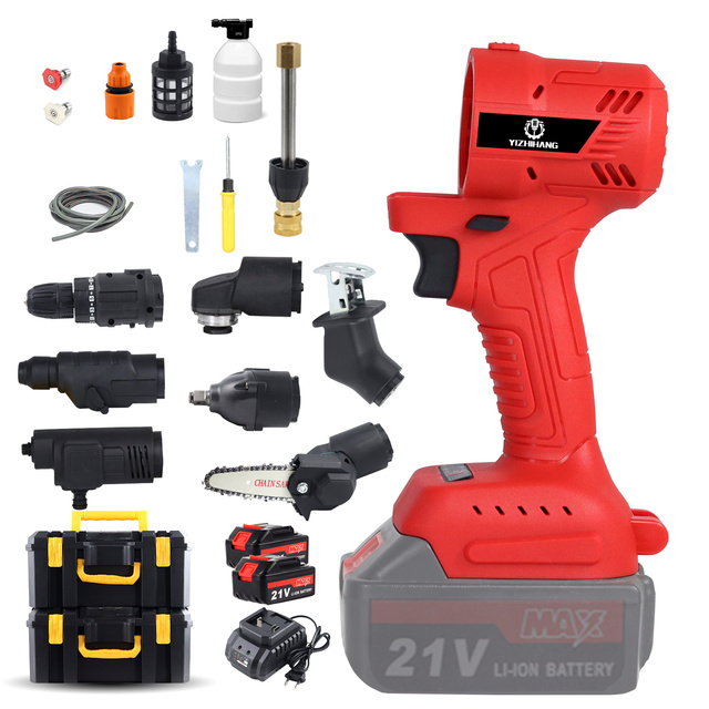 APTS 20V Cordless Tool Kits Multi-Purpose Rechargeable Brushless Power Tool Combo Kits with Hard Case Packaging