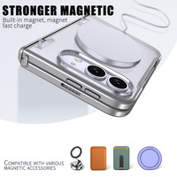 Funda Magnética Antigolpes para Teléfono, Delgada, con Sensación de Piel Mate, TPU+PC, Cobertura Total para iPhone 18 Fold Wide, Compatible con iPhone 18 Ultra