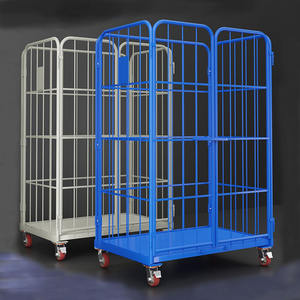 Chariot à roulettes pliable en acier Q235 avec couvercles personnalisés, capacité de charge de 500 kg, <span class=keywords><strong>Zenda</strong></span> RCL-04 pour l'industrie automobile, commandes en gros - Product Image 1