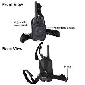 Arnés para Walkie Talkie Completamente Encapsulado, Correa de Hombro de Nailon, Bolsa de Pecho, Funda Colgante para Radio Bidireccional, Bolsa Táctica, Kit de Radio - Product Image 2