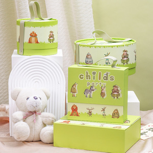 New Round Dot Set Three <b>Flowers</b> Candy Gift Box Rose Box Bouquet Pack <b>Flowers</b> - Product Image 6