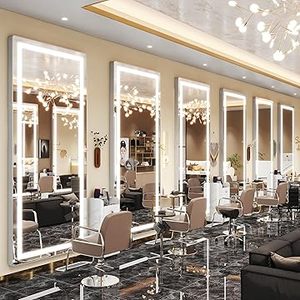 Bán Hot treo tường LED Salon gương ánh sáng thông minh gương mặc quần áo bán buôn tùy chỉnh kích thước LED đầy đủ chiều dài gương với đèn - Product Image 6