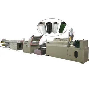 Factory supplier PP woven bag yarn production line flat tape yarn making machine