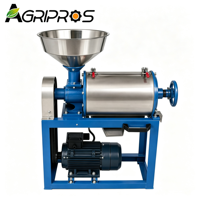 Machine à moudre les céréales, équipement de broyage de farine, 3 kW, pour blé, maïs, riz, capacité 40 kg/h, réglable, en acier inoxydable