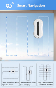 Nettoyeur de vitres extérieur pour miroir de salle de bain, porte de douche, porte de patio – Accessoires inclus, utilisation simple, outil de <span class=keywords><strong>nettoyage</strong></span> de fenêtres - Product Image 5