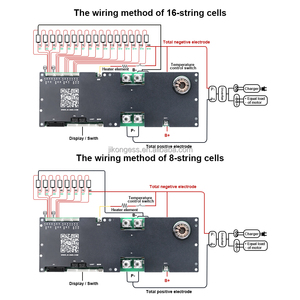 JKBMS V19 Inverseur d'énergie domestique BMS 100A 150A 200A 16S 48V Équilibreur actif 2A pour batterie Li-ion/Lifepo4/LTO JIKONG BMS - Product Image 2