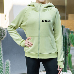 Ropa deportiva a prueba de rayos UV con bolsillo oculto y cremallera completa para entrenamiento de gimnasia y ropa de mujer para todas las estaciones - Product Image 4